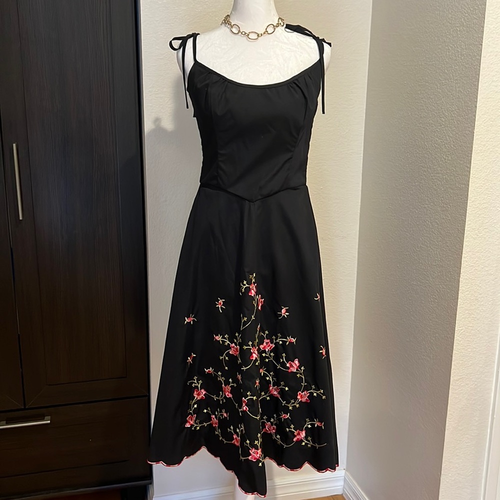 One of a kind black Lura Starr dress